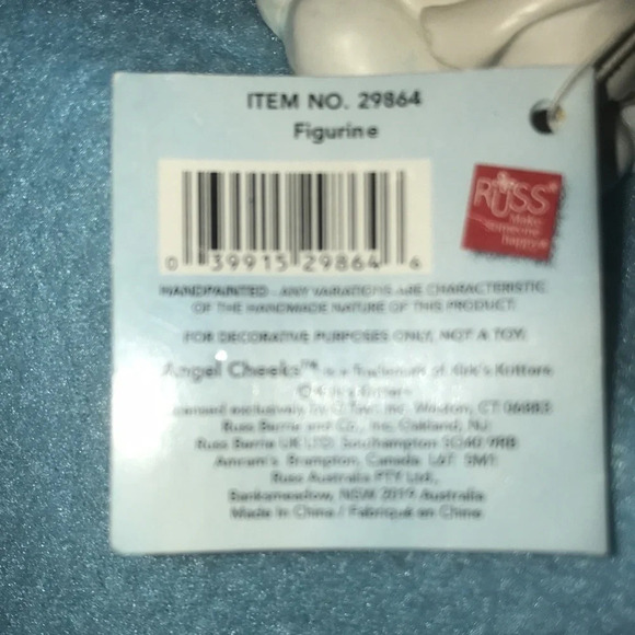 ANGEL Cheeks Kirk’s Critters by Russ Berrie NEW - Picture 8 of 11